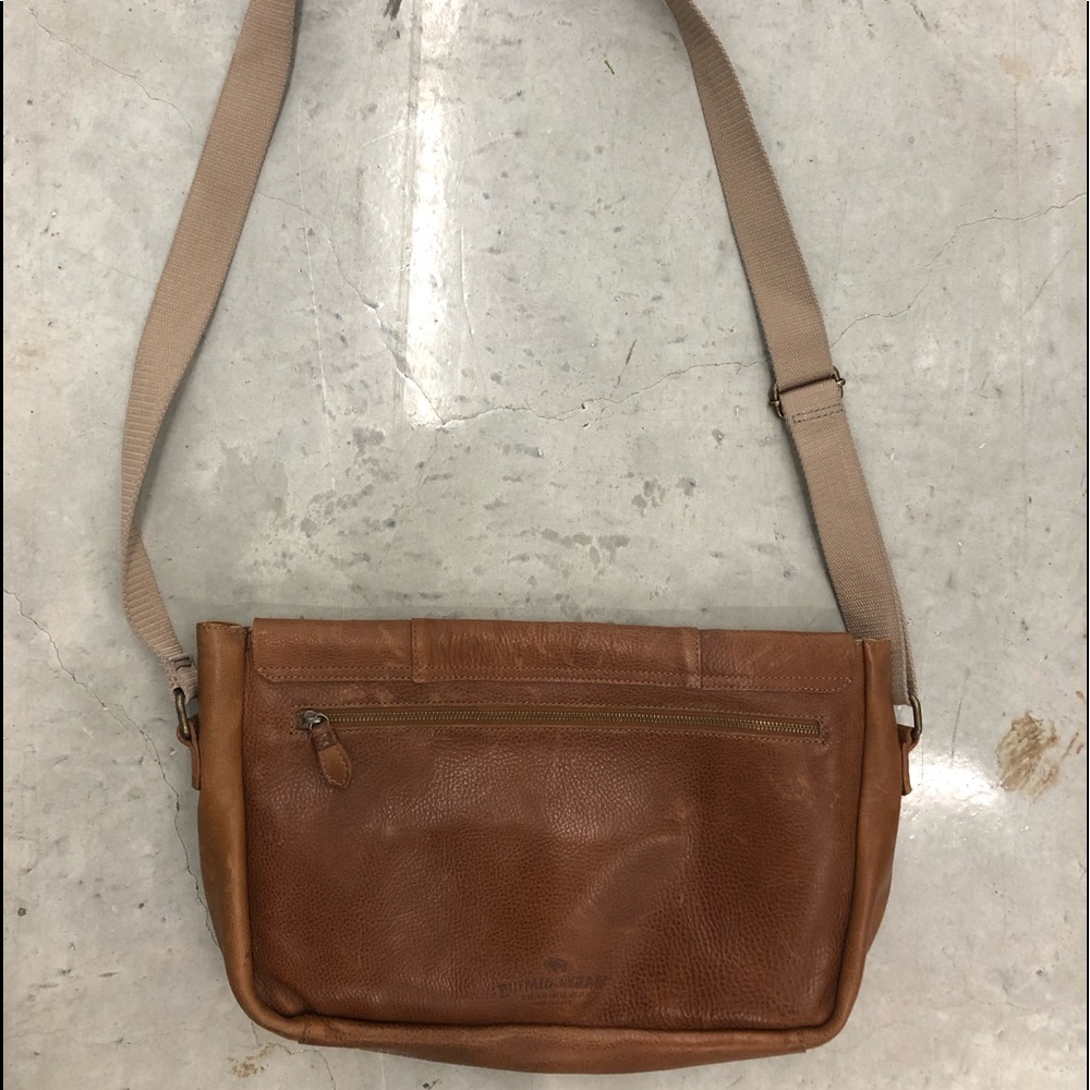 Buffalo Jackson Trading leather laptop bag